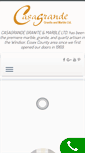 Mobile Screenshot of casagrandegraniteandmarble.com