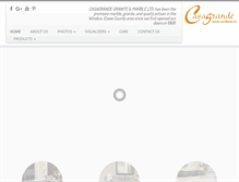Tablet Screenshot of casagrandegraniteandmarble.com